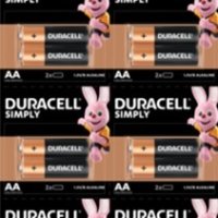 Батарейка LR 6 Duracell Simply 2/10BL отрывной (200)