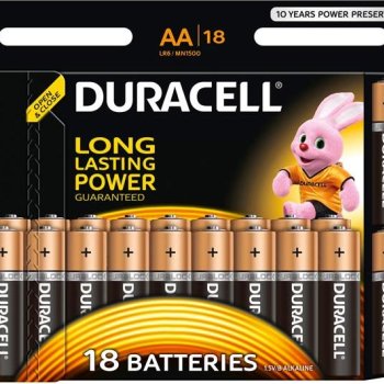 Батарейка LR 6 Duracell Basic 18xBL (180)