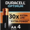 Батарейка LR 6 Duracell Optimum 4xBL (64)