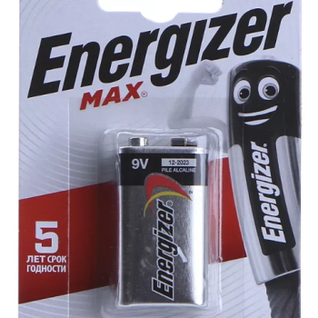Батарейка 6LR61 Energizer Max 1xBL (522/9V) (12)*