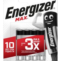 Батарейка Energizer Max LR 3 4xBL (E92) (48)*