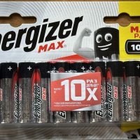 Батарейка LR 6 Energizer Max 10xBL (E91) (200)