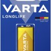 Батарейка 6LR61 Varta Longlife 1xBL (10)