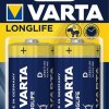 Батарейка LR20 Varta Longlife 2xBL (20/100)
