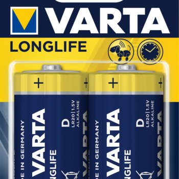 Батарейка LR20 Varta Longlife 2xBL (20/100)
