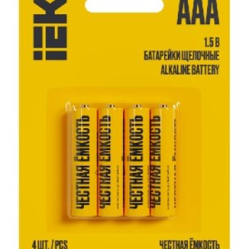 Батарейка LR 3 IEK 4хBL (48/576)