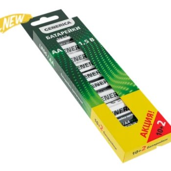 Батарейка LR 6 GENERICA 12*BL (12/960)