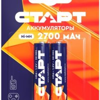Аккумулятор NiMh R 6 2700мАч Старт 2xBL (24/384)