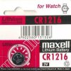 Батарейка литиевая CR 1216 Maxell 5xBL 3V (100)