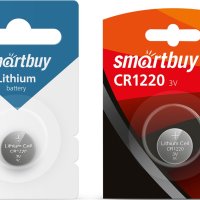 Батарейка литиевая CR 1220 SmartBuy 1xBL 3V (12/72)