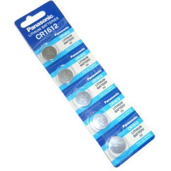 Батарейка литиевая CR 1612 Panasonic 5xBL 3V (100)