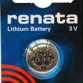 Батарейка литиевая CR 1616 Renata 1xBL 3V (10/100)