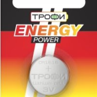 Батарейка литиевая CR 1616 Трофи 1xBL 3V (10/240)