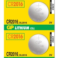 Батарейка литиевая CR 2016 GP 5xBL 3V (100)
