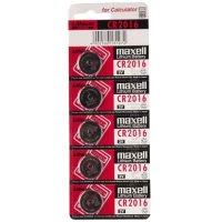 Батарейка литиевая CR 2016 Maxell 5xBL 3V (100)