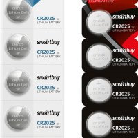 Батарейка литиевая CR 2025 SmartBuy 5xBL 3V (100)