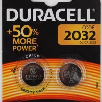 Батарейка литиевая CR 2032 Duracell 2xBL 3V (20/200)