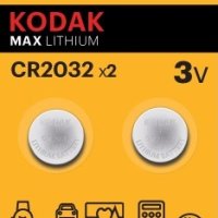 Батарейка литиевая CR 2032 Kodak 2xBL 3V Max (60/240)