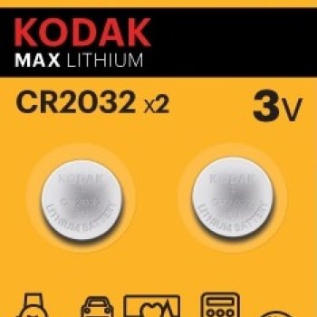 Батарейка литиевая CR 2032 Kodak 2xBL 3V Max (60/240)