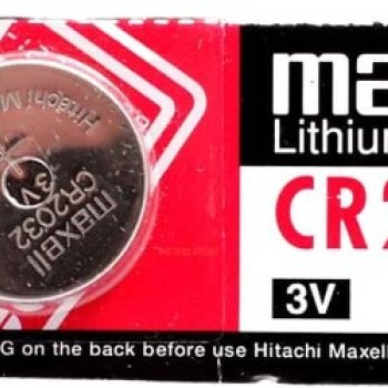 Батарейка литиевая CR 2032 Maxell 1xBL 3V (10/100)