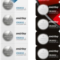 Батарейка литиевая CR 2032 SmartBuy 5xBL 3V (100)