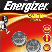 Батарейка литиевая CR 2450 Energizеr 2xBL 3V (20)