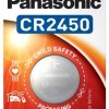 Батарейка литиевая CR 2450 Panasonic 1xBL 3V (24)
