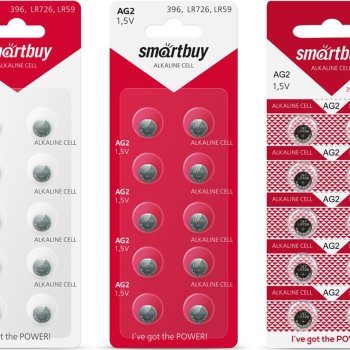 Батарейка часовая G02 (396 LR726 LR59) SmartBuy 10xBL (200)