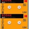 Батарейка часовая G03 (392 LR736 LR41) Kodak 10xBL (10/100)