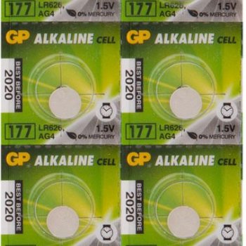 Батарейка часовая G04 (377 LR626 LR66) GP 10xBL (250)
