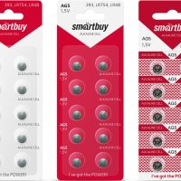 Батарейка часовая G05 (393 LR754 LR48) SmartBuy 10xBL (200)