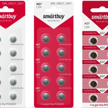 Батарейка часовая G07 (399 LR926 LR57) SmartBuy 10xBL (10/200)