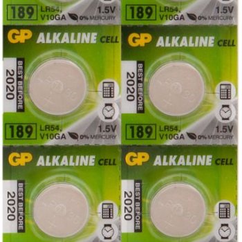 Батарейка часовая G10 (389 LR1130 LR54) GP 10xBL (250)