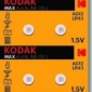 Батарейка часовая G12 (386 LR1142 LR43) Kodak 10xBL (10/100)