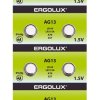 Батарейка часовая G13 (357 LR1154 LR44) Ergolux 10xBL (100/2000)