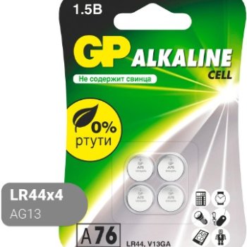 Батарейка часовая G13 (357 LR1154 LR44) GP 4xBL (40/960)