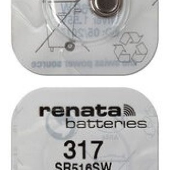 Батарейка часовая 317 SR516SW Renata 1xBL (10)