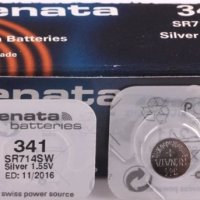 Батарейка часовая 341 SR714SW Renata 10xBL (10)