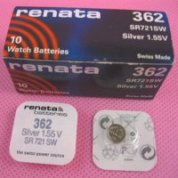 Батарейка часовая 362 SR721SW (G11) Renata 1xBL (10)