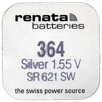 Батарейка часовая 364 SR621SW (G1) Renata 1xBL (10)