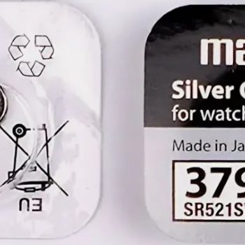 Батарейка часовая SR521SW (379 G0) Maxell 1xBL (10)