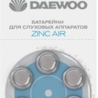 Батарейка для слуховых аппаратов Daewoo ZA675 6xBL (60)