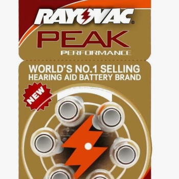 Батарейка для слуховых аппаратов Rayovac ZA 13 6xBL PEAK (60)