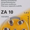 Батарейка для слуховых аппаратов Renata ZA10 6xBL (60)