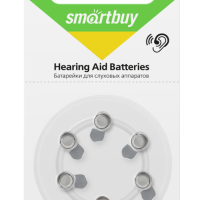 Батарейка для слуховых аппаратов SmartBuy A10 6xBL (60/3000)