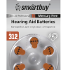 Батарейка для слуховых аппаратов SmartBuy A312 6xBL (60/3000)