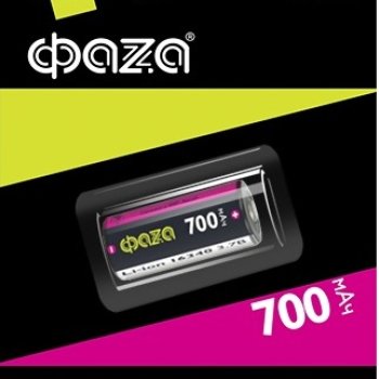 Аккумулятор Li-ion 16340 700мАч Фаzа 1xBL 3.7V без защиты выс.конт. (10/200)