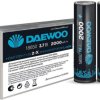Аккумулятор Li-ion 18650 2000мАч Daewoo 2Box 20A 3.7V без защиты плос.конт. (20)