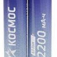 Аккумулятор Li-ion 18650 2200мАч Космос б/б 2S 3.7V без защиты выс.конт. (2/50)