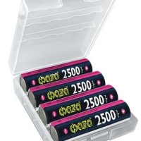 Аккумулятор Li-ion 18650 2500мАч Фаzа 4Box 3.7V без защиты выс.конт. (40)
